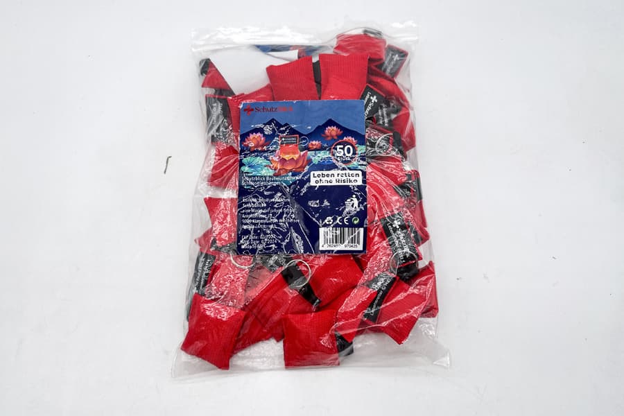 Packung Beatmungsmaske Schlüsselanhänger Schutzblick